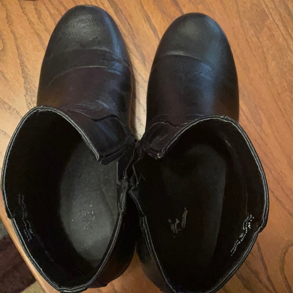 Black ankle boots
